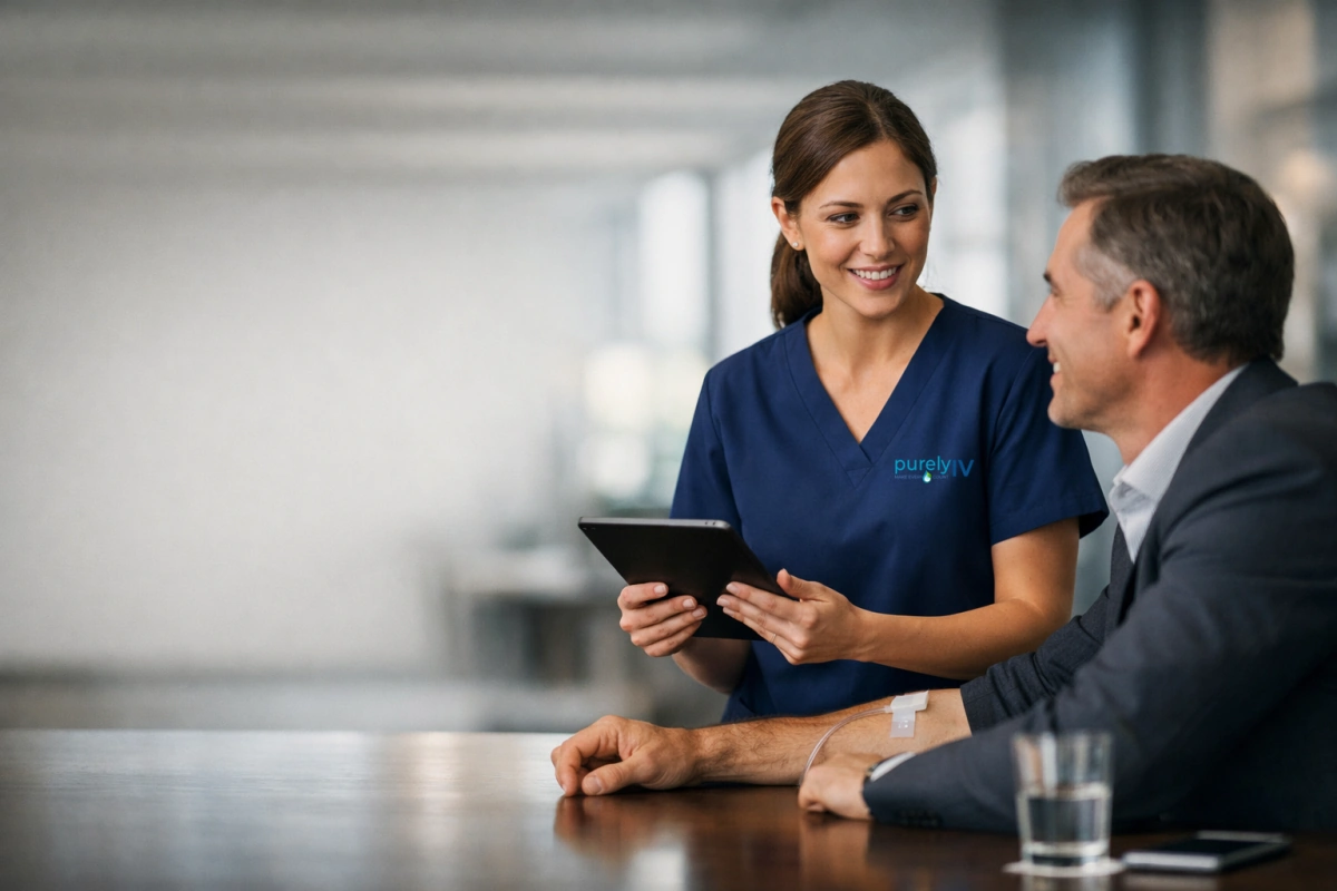 Concierge nurse providing at-home care in Berkley, MI